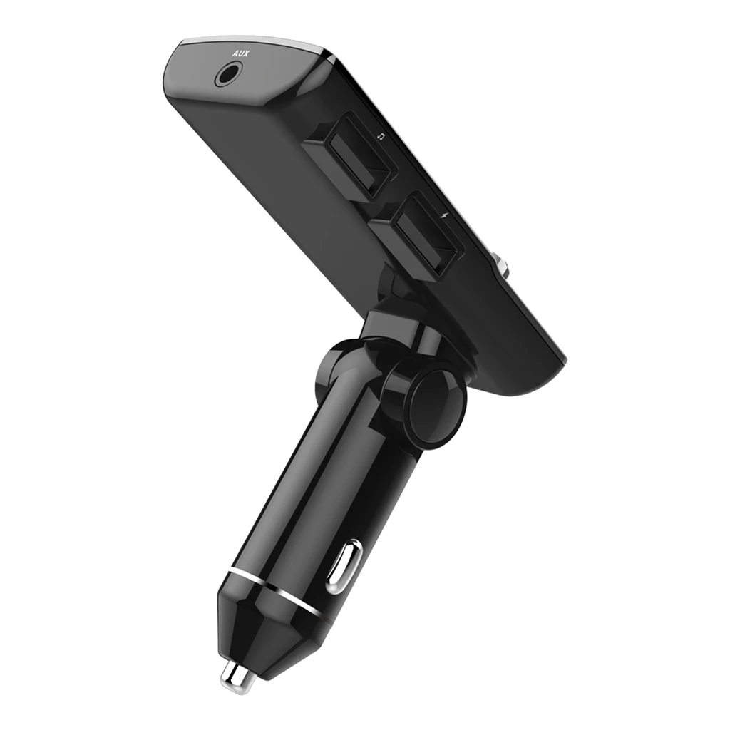 Беспроводной Bluetooth Автомобильный MP3 fm-передатчик радио 2X USB быстрое зарядное устройство Черный