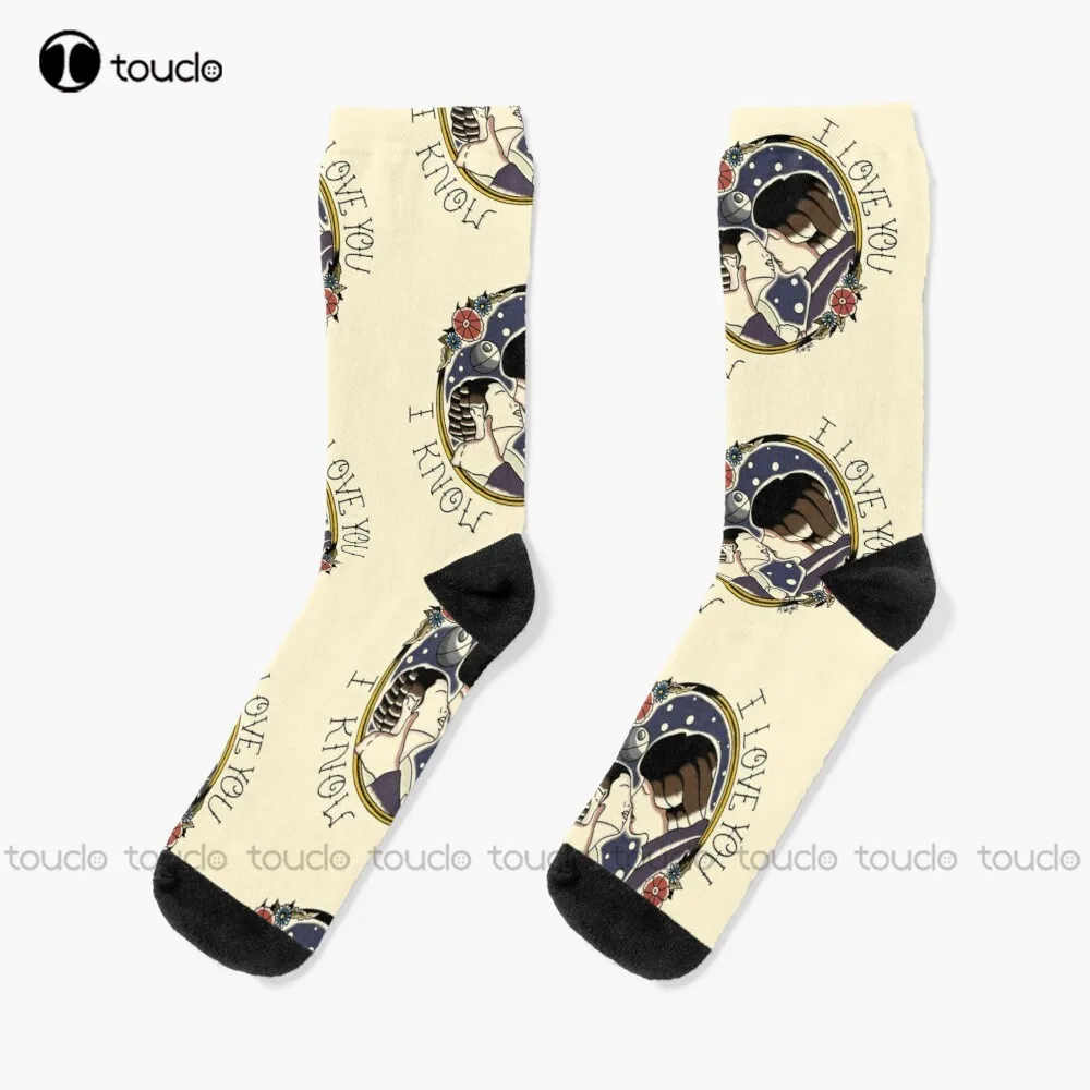 Я люблю тебя я знаю тату флэш-носки женские носки унисекс взрослые подростковые