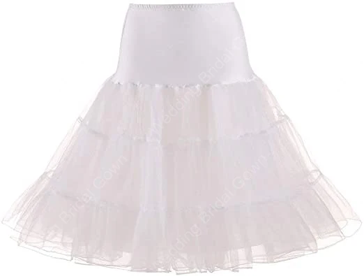 

Womens Skirt 50s Petticoat Underskirt Vintage Rockabilly High Waist Half Slips Tutu Dress-up Parties Feast Costumes Dancing