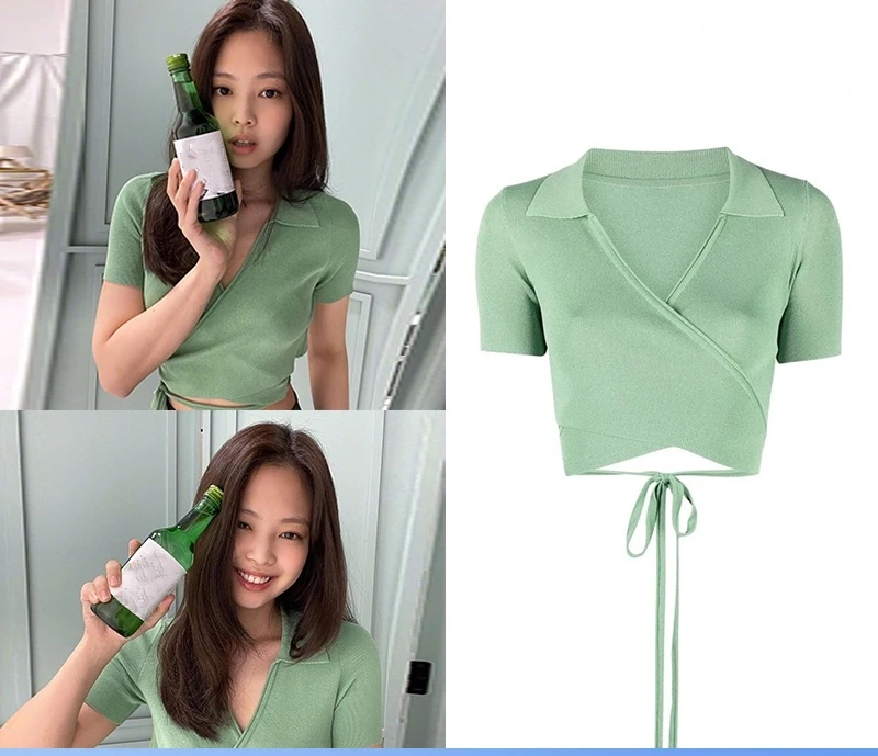 kpop-korean-celebrity-summer-new-sexy-knitted-lace-up-t-shirts-women-thin-cardigan-fashion-tee-shirts-female-short-sleeve-tops