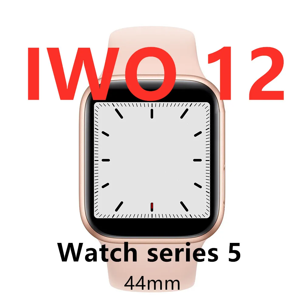 Get  Abay Watch IWO 12 Bluetooth Smart Watch SmartWatch 44mm Case for Apple iOS Android phone Heart Rate