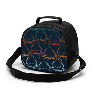

Abstract Shark Sea Predator Lunch Bag for Kids child Insulated lunch Box Thermal Bag Bento Pouch Lunch Container School Food Box