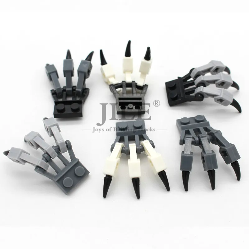 Moc костный коготь лапа ручной декор DIY Творческий просветить основы строительные блоки Наборы кубиков совместимы со сборками частиц