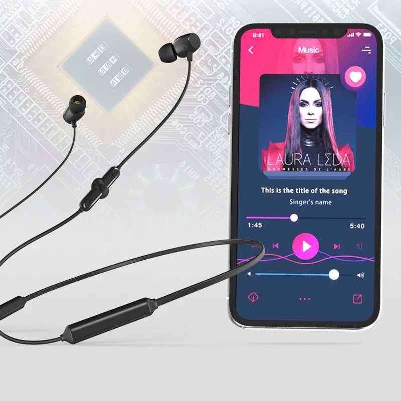 Беспроводные наушники с длительным временем ожидания Водонепроницаемая bluetooth-гарнитура с микрофоном для спорта GV99