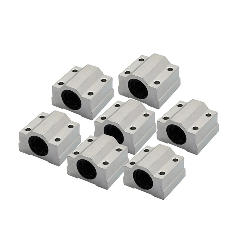 

8Pcs Sc8Uu Scs8Uu 8Mm Linear Motion Ball Bearing Slide Block Bushing Linear Shaft For Prusa I3 Diy 3D Printer Cnc Part