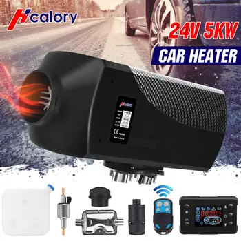 

HCalory 12V /24V 5KW Diesel Air Heater LCD For Car Trucks Boats Motor Home Monitor for RV Motorhome Trailer With Remote
