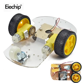 

For Arduino 2WD Motor Smart Robot Car Chassis Kit Speed Encoder Battery Box 2WD For Arduino Diy Electronic robot Car kit
