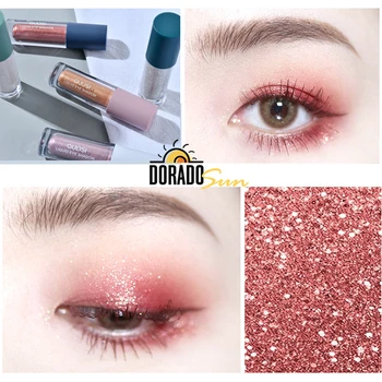 

Doradosun 2 Pcs Liquid Glitter Eyeshadow Pencil Shimmer Waterproof Long-lasting Shimmer Eyeshadow Eye Makeup Accessorices