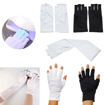 

2Colors Anti UV Radiation Protection Gloves LED Lamp Nail UV Protection Glove Nail Art Gel Nail Dryer Light Equipment Nail Art