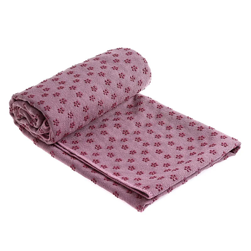 light purple NEW 1pc Yoga Mat Soft Anti-slip Sweat-absorbent Sports Exercise Outdoor Blanket for Camping - Цвет: light purple