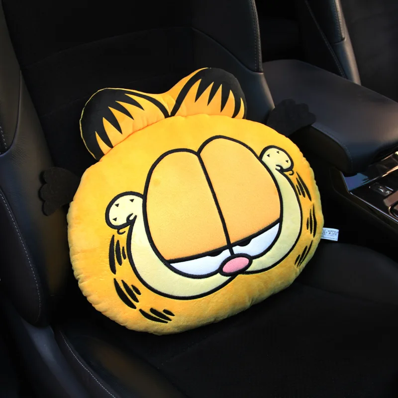 

Garfield Square che bao zhen Car Back Cushion Home Office Multi-functional Car Pillow Nap Pillow Back Cushion