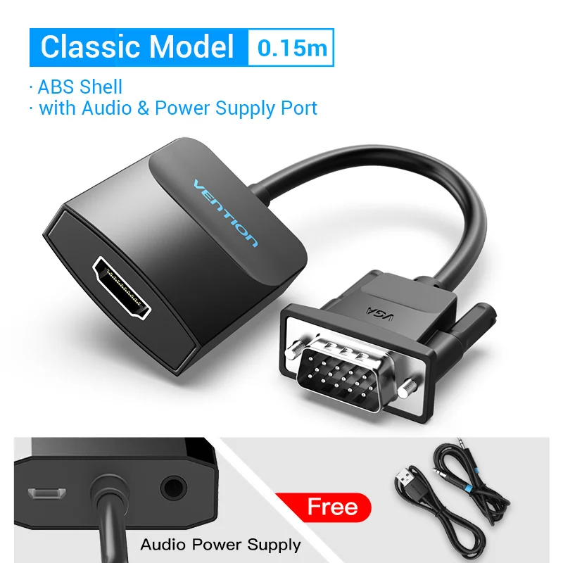 Vga Hdmi Adapter Audio Output | Hdmi Vga Adapter Monitor | Hdmi Adapter - Vga Aliexpress