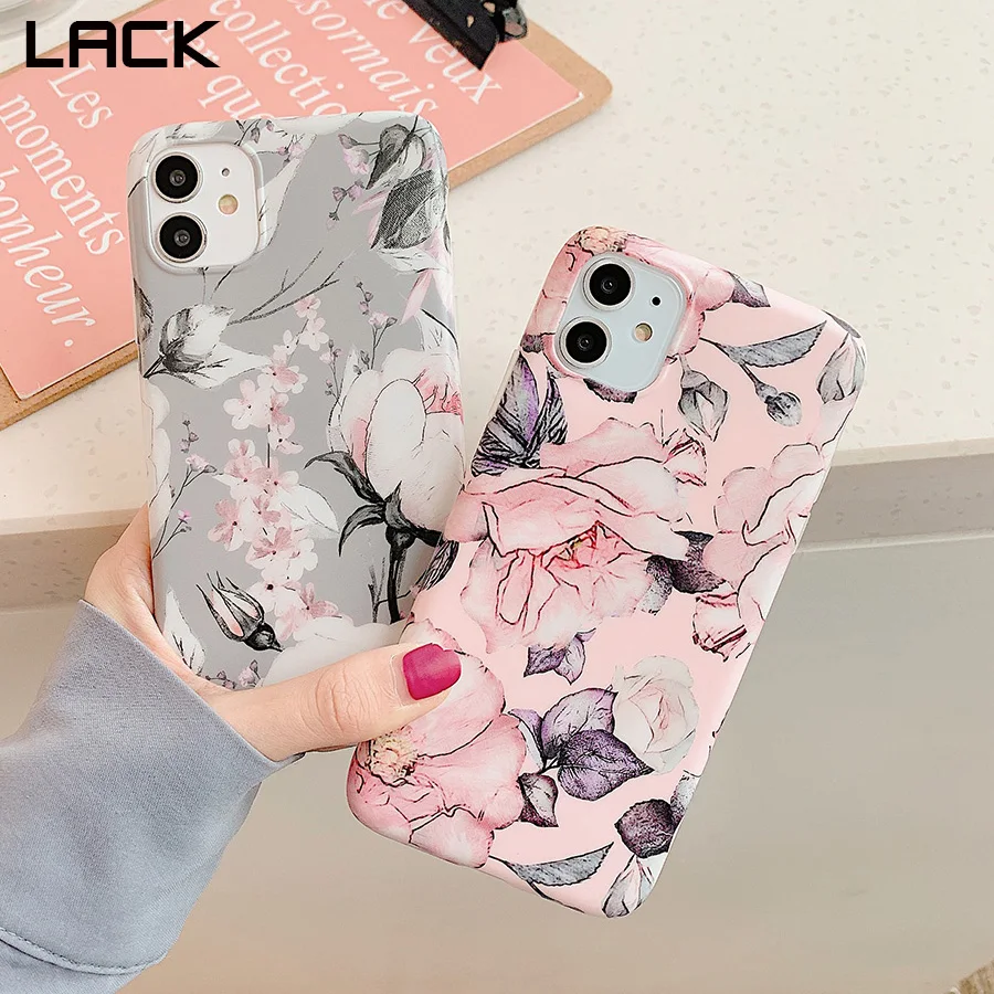 Чехлы LACK в стиле ретро с цветами розы для iphone 11 11pro Max чехол телефона XR X XS 7 6 6S 8 Plus