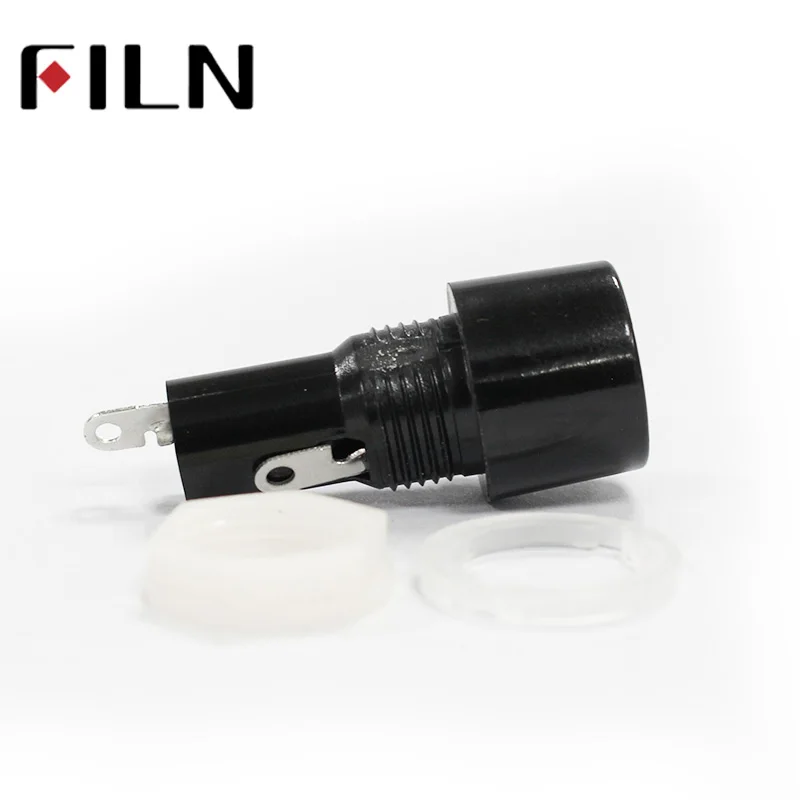 Round Cross Screw Type 520mm Glass Fuse Holder (5)