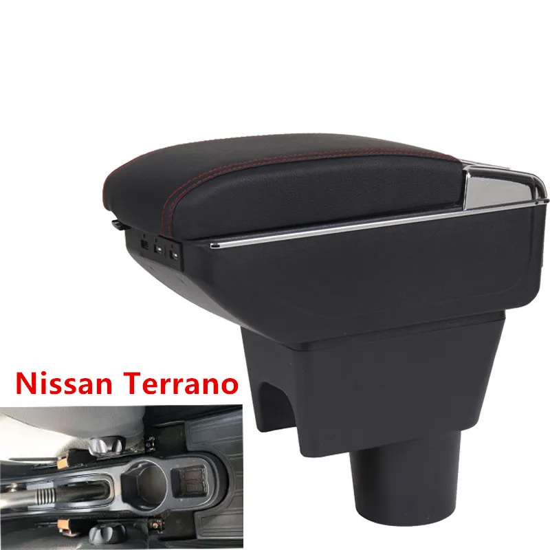 Для nissan terrano подлокотник коробка центральный магазин содержание коробка держатель стакана, пепельница интерьер автомобиля-Стайлинг украшения Аксессуары
