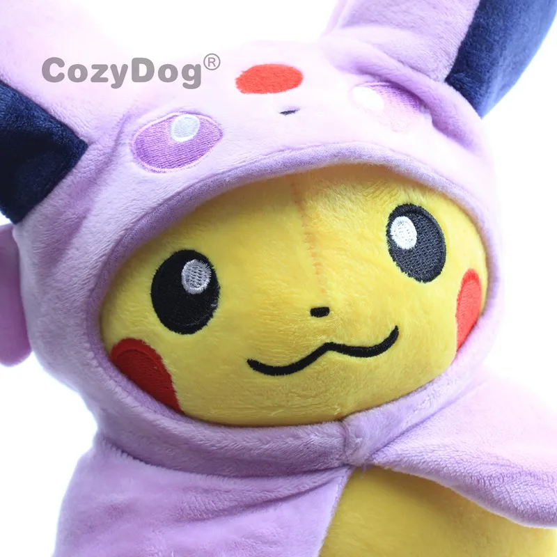 28 см Пикачу Косплей Espeon мультфильм плюшевые игрушки куклы Горячая Распродажа серия Пикачу для маленьких детей Рождественский подарок на день рождения