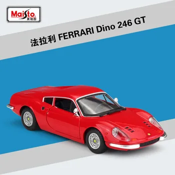 

Bburago Diecast 1:24 Dino 246 GT Red Sport Car Static Simulation Alloy Model Car Adult Collection