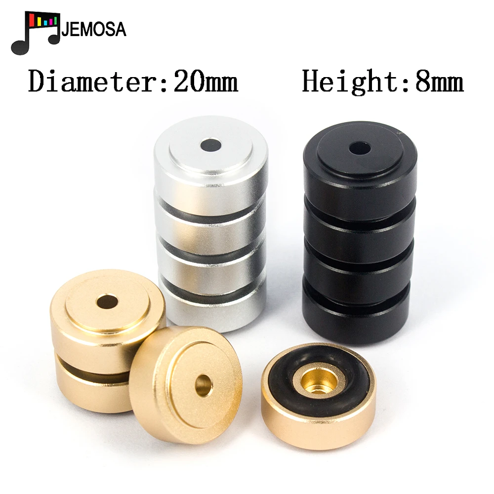 Silver 8mm Aluminum Alloy Amplifier Pads Feet Shock Absorber Speakers Stand Feet Vbestlife 4PCS 20 Silver 8mm Aluminum Alloy Amplifier Pads Feet Shock Absorber Speakers Stand Feet Vbestlife 4PCS 20
