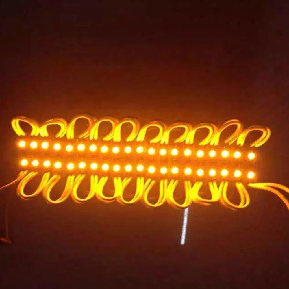 LED Modules LED Module LED Light 20pcs LED Modules 2835 SMD DC 12V 2 LEDs Backlight Waterproof IP65 LED Sign Lighting Red Green Blue Yellow White