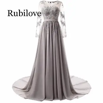 

Rubilove Dresses A-line Appliques Beading Special Occasion Dresses New Arrival Custom Made Chiffon Formal Dresses