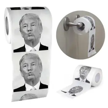 

1 Roll 80 sheets 2 layers Pout Smile Roll Toilet Paper Bathroom Prank Joke Fun Paper Tissue Rolling Paper Gift