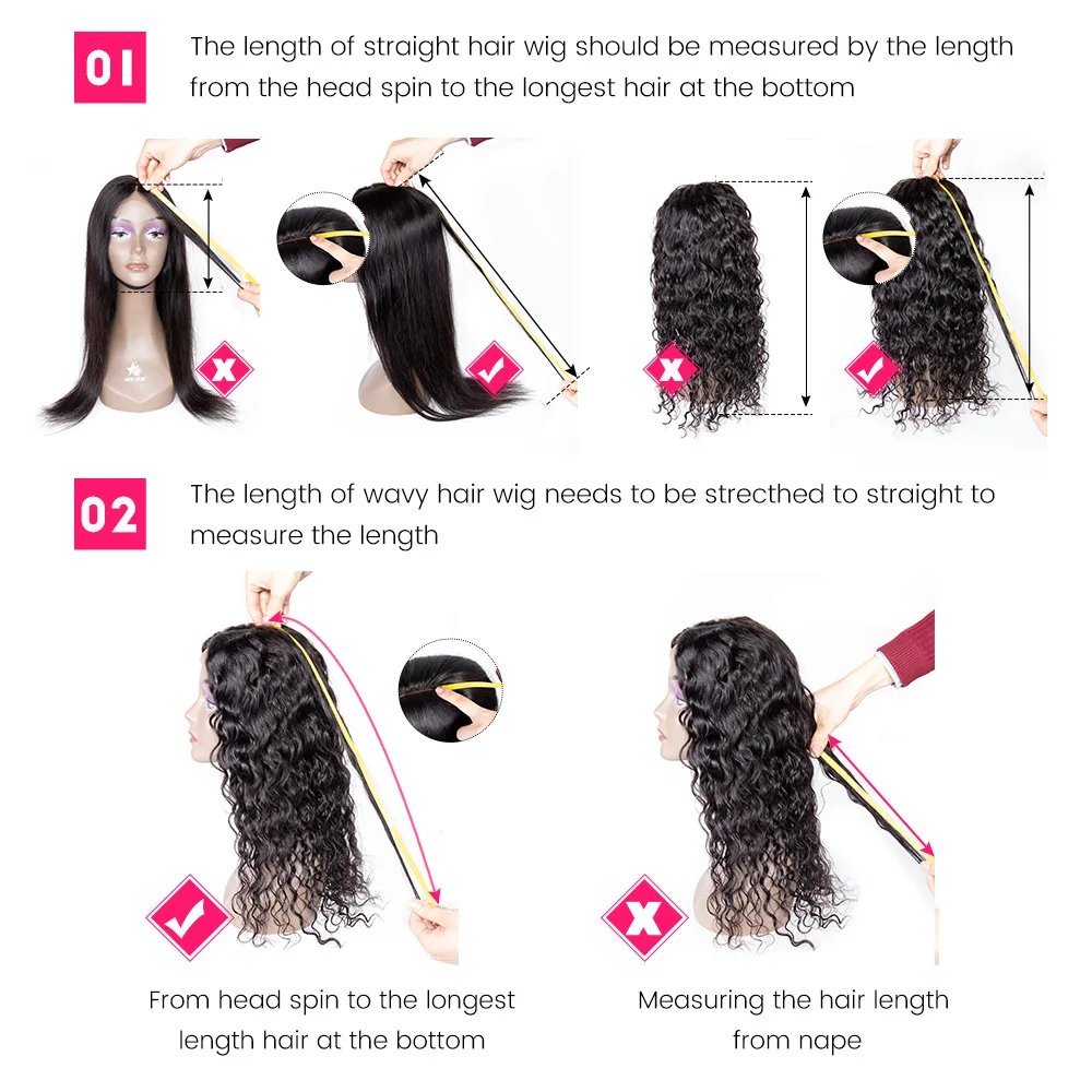 Apliques com cabelo humano