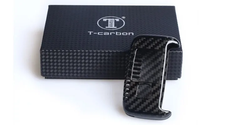 T-carbon чехол для ключей из углеродного волокна для Land Rover и Jaguar Range Rover Evoque Чехол-держатель для ключей аксессуары