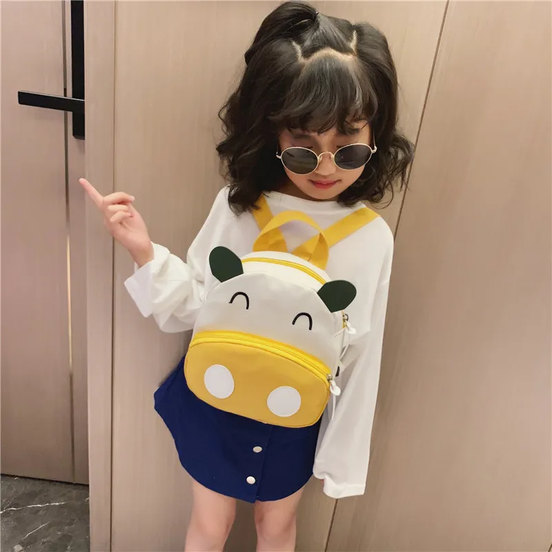 

New Style Korean-style Cartoon Backpack Infants Mini Small Bookbag Baby Nursery Oxford Cloth Lightweight Backpack