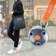 2020 dysk przenośna torba na zakupy mała płyta składana torba do przechowywania wielokrotnego użytku przyjazne dla środowiska Shopper ramię przenośna torba na zakupy(China)