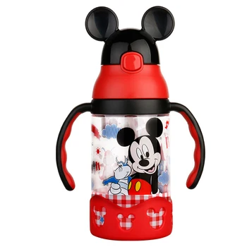 

Disney Baby Cup Children's Sippy Cup Mickey Learn To Drink Cups Baby Drinker Kettle Leak-proof Baby Drink Cup with Handle Hot