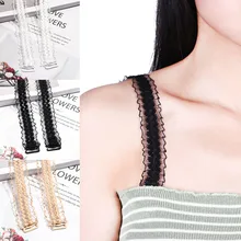 Новинка, 1 пара, повседневный бюстгальтер на бретельках, невидимый, с вырезами, кружевной, с цветочным рисунком, с двойным плечом, на бретельках, противоскользящий бюстгальтер, на бретельках, интимные аксессуары