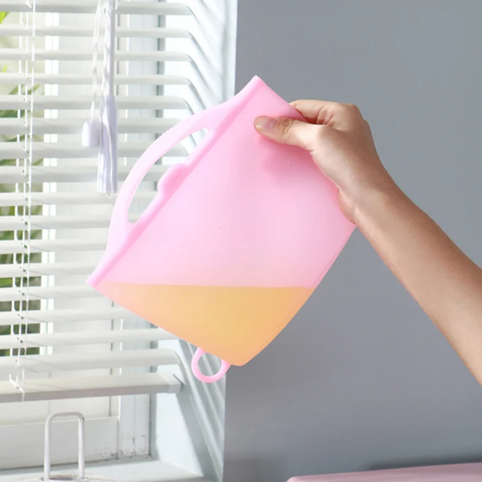 Силиконовый мешок для хранения еды многоразовые Ziplock Сумки для хранения еды герметичное уплотнение микроволновая печь безопасный DEC889