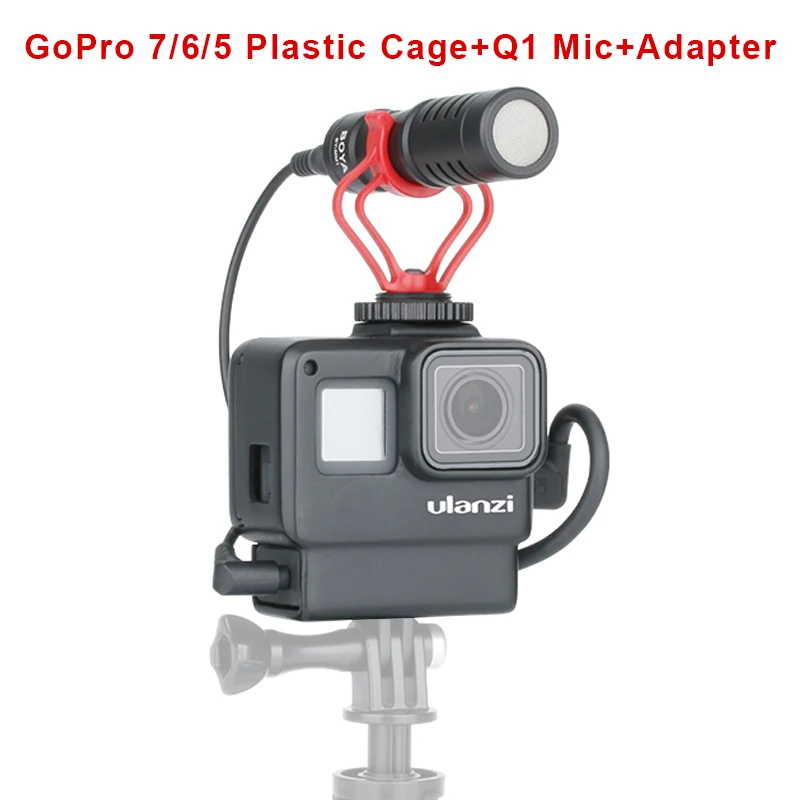 Оригинальный 3 5 мм GoPro микрофон адаптер для экшн камеры HERO 9 8 7 Город героев 6 Black/HERO5