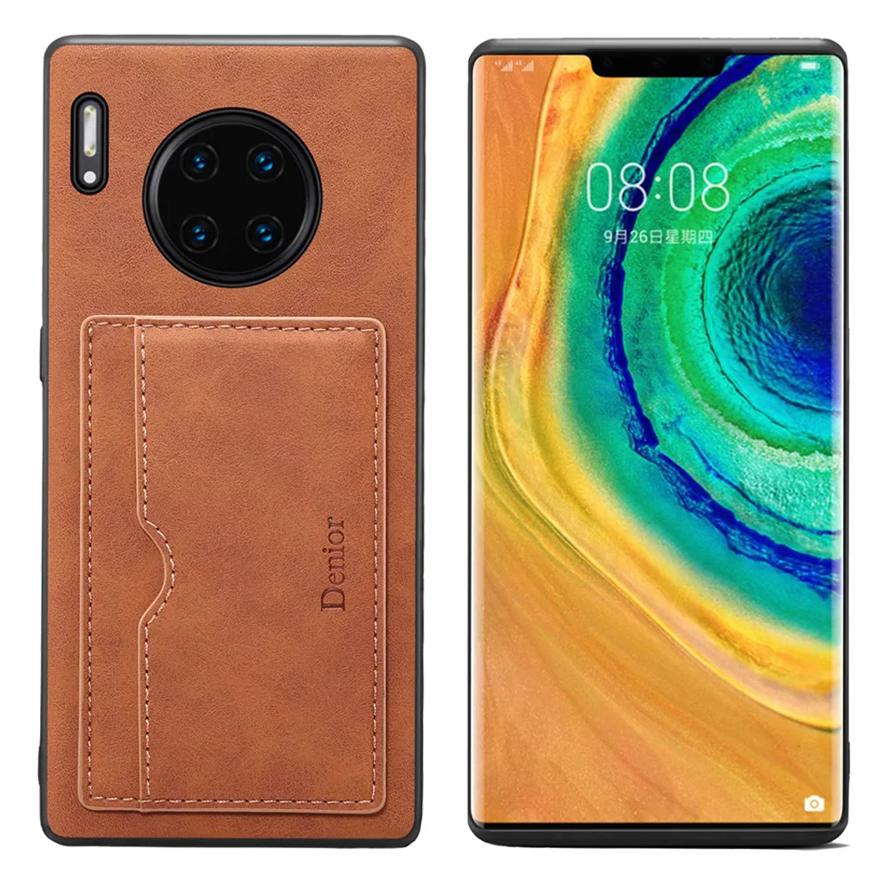 Оптовая продажа кожаный чехол для Huawei Mate 30 Pro мягкий черный силиконовый резиновый