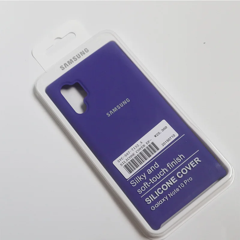 Жидкий силиконовый чехол для samsung Galaxy Note 10 Plus, шелковистый мягкий чехол для samsung Galaxy Note10 pro 10+ с коробкой