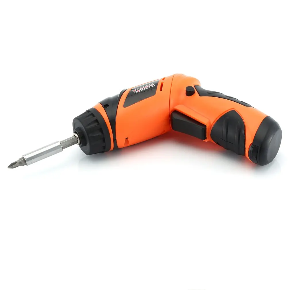 X-power 6V Cordless Electric Screwdriver Bits kit with LED Lighting Wireless Screw Power Driver Drill Power Tools