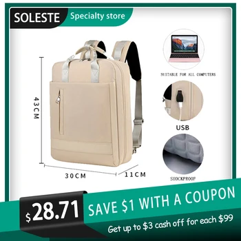 

Laptop Backpack Large Capacity for macbook 15.6 xiaomi huawei 13.3 inch lenovo Waterproof Anti-theft Travel College Student Bag