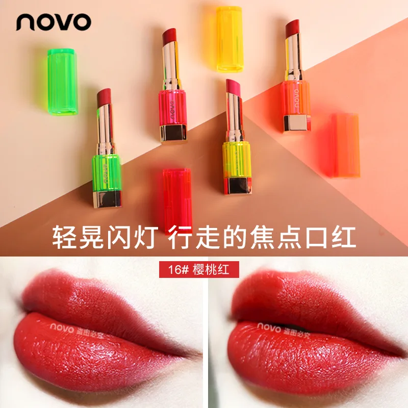 NOVO Candy флуоресцентная бархатная помада матовая длится