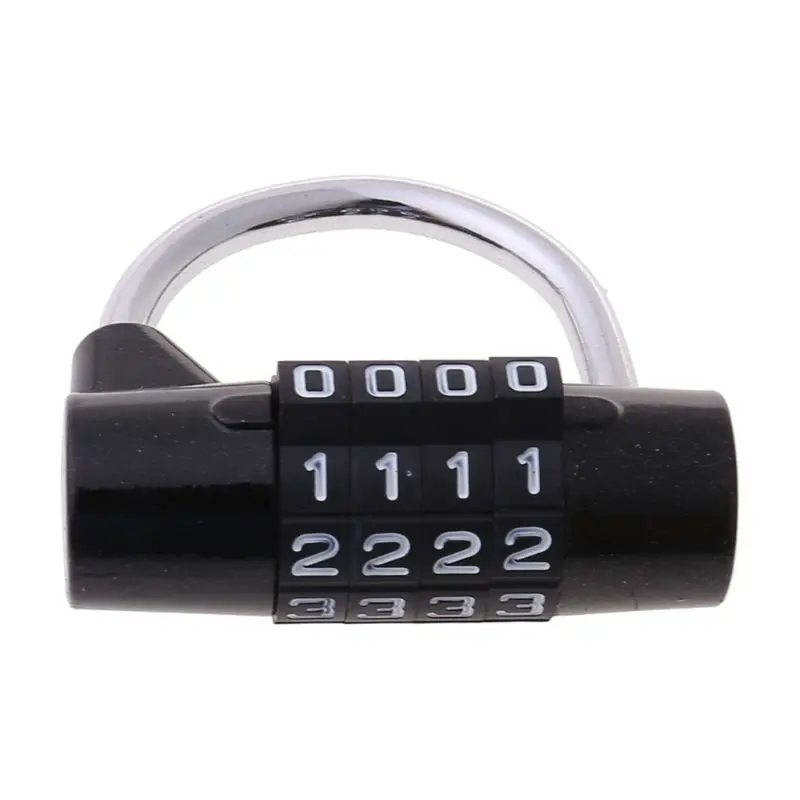

Solid 4-Digit Combination Security Padlock Resettable Lock Alloy Waterproof Lock