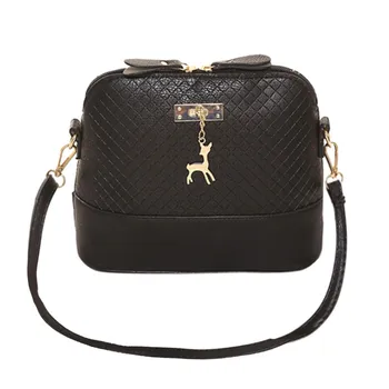 

Women Messenger Bags Indentation deer single shoulder oblique Bag With Deer Toy Shell Shape Bag Women Shoulder Bags handbag