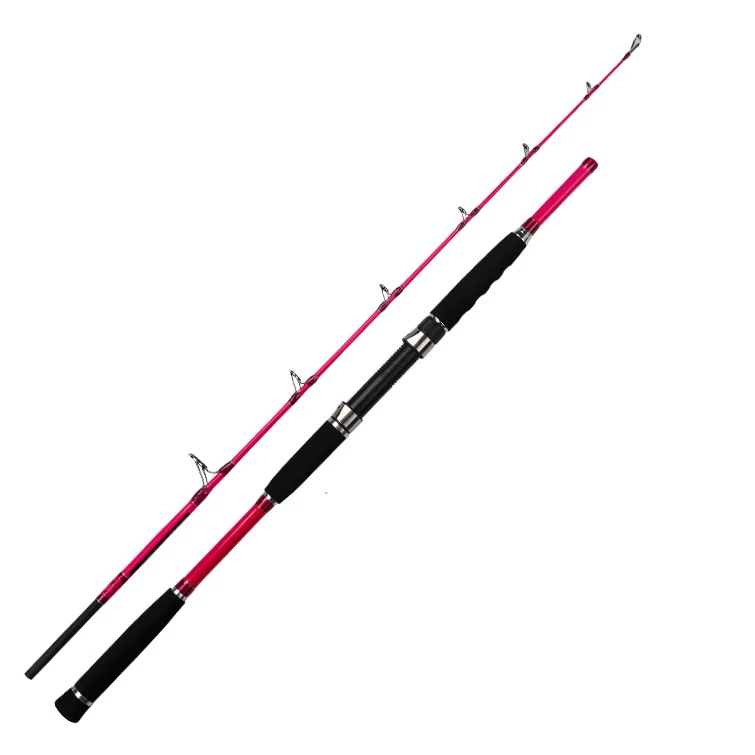 Pink Новинка, медленно отжимающаяся приманка, Удочка 1,7 м-2,1 м, вес приманки 70-250 г, 100-250 г, спиннинговая лодка, удочка, океанская удочка - Color: Pink