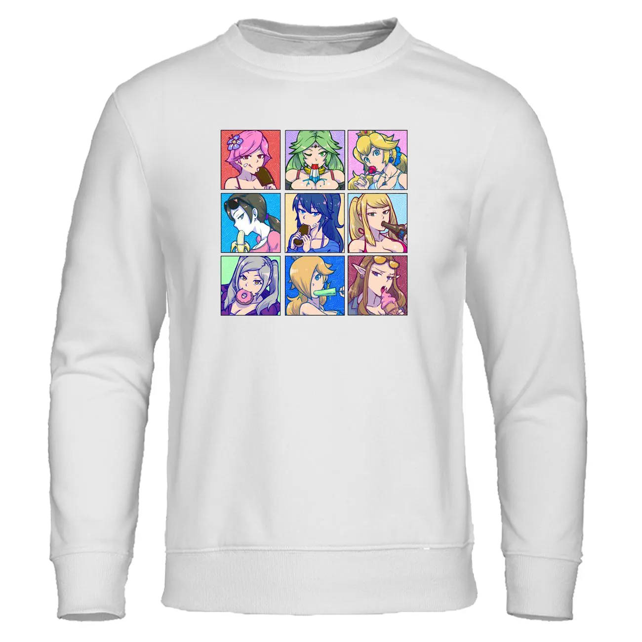 Толстовки Super Smash Bros, толстовки, секс Waifu Gir, пуловер с круглым вырезом, зима-осень, Флисовая теплая забавная толстовка с капюшоном, Японская спортивная одежда