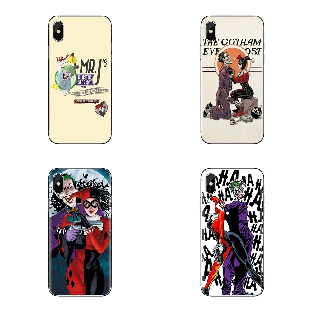 Для Xiao mi 6 A1 Max x 2 5X 6X Red Note 5 5A 4X 4A A4 4 3 Plus Pro joker и harley Quin Art силиконовый кожаный чехол