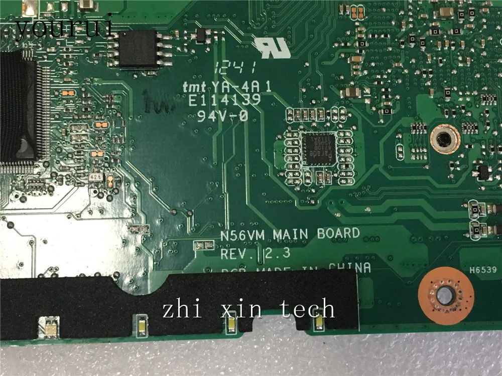 Yourui для asus оригинальная материнская плата для ноутбука N56VM материнская плата REV 2,3 GT630M DDR3 полностью протестирована