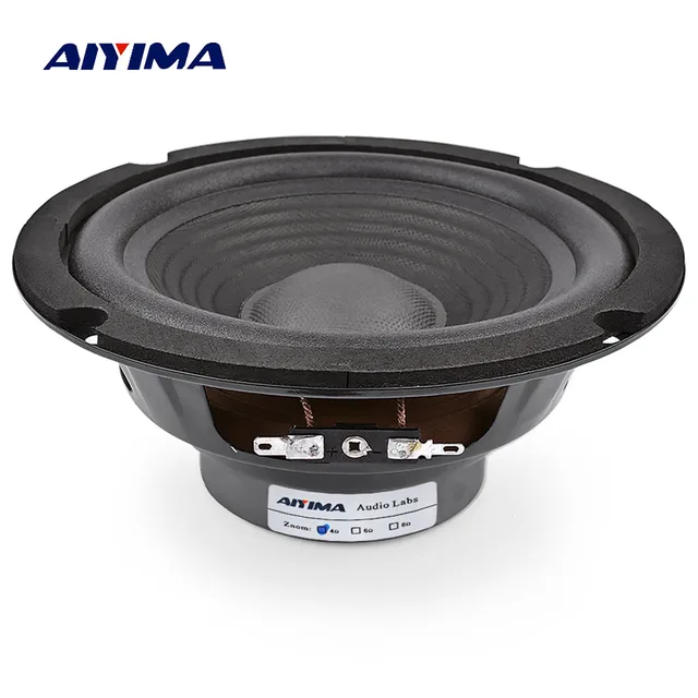 AIYIMA 미드레인지 베이스 오디오 스피커, 앰프 사운드 우퍼 라우드 스피커, 홈 시어터, 4 8 옴, 150W, 6.5 인치, 1 개