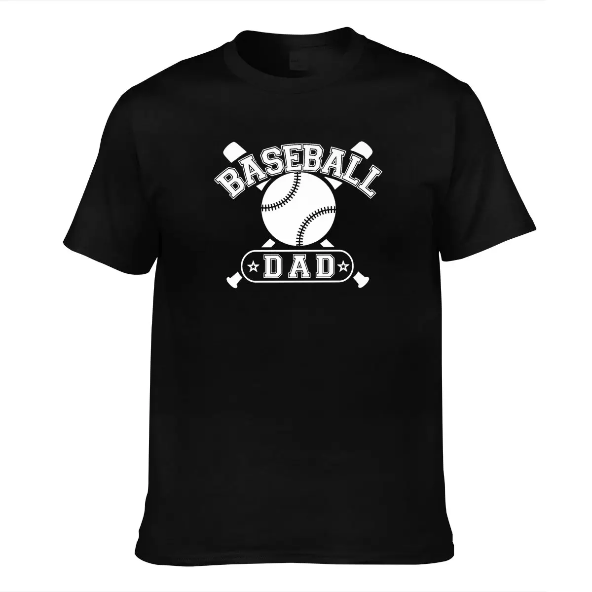 

Baseball Dad Men's T-Shirt Men Brand Clothihng Top Quality Fashion Men T Shirt 100%Cotton Sleeve Shirts Fashion