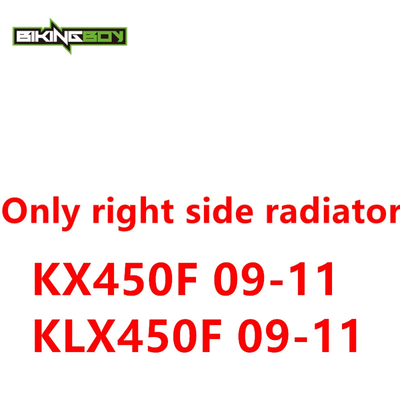 BIKINGBOY для Kawasaki KX450F 06-18 17 16 15 14 13 12 KXF KX-F KLX 450 F 09 10 11 KX 450 19 радиатор охлаждения двигателя кулер - Цвет: 045 Right