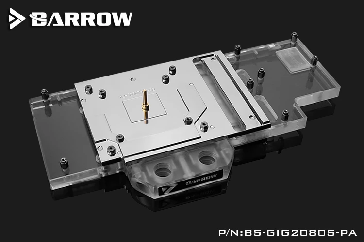 Графический блок Barrow для Gigabyte RTX 2080 2070 SUPER GAMING OC полностью закрытый радиатор LRC2.0 5
