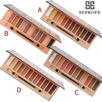 

Direct 12-Color Pearly Lustre Eyeshadow Compact Multi-Color Matte Domestic Eye Shadow Makeup Cosmetics Net Red Ins Hot Selling