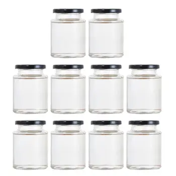 

10 Pcs Glass Sealed Can Food Storage Can Honey Storage Container(150ml)
